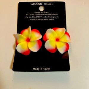 Hawaii flower style hair clips!